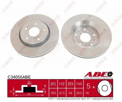 Диск тормозной перед Great Wall HAVAL H6 ABE 3501011XKZ16A