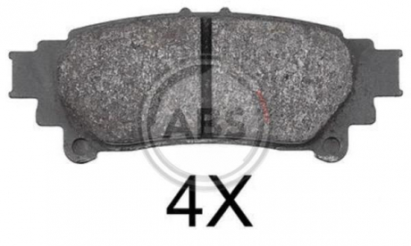 Тормозные колодки дисковые A.B.S. ABS 37815 (фото 1)