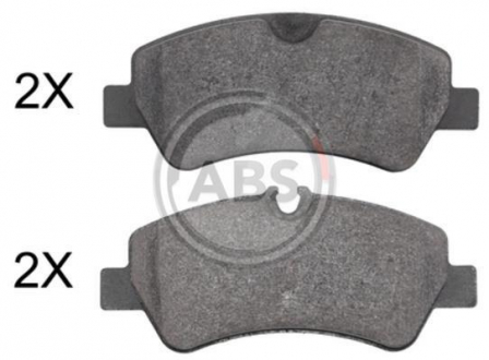 Тормозные колодки дисковые A.B.S. ABS 37966 (фото 1)