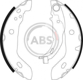 Колодки ручного тормоза W168 97-04 (TRW) ABS 9041 (фото 1)