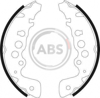 Гальмівні колодки барабан 1 комплект A.B.S. ABS 9052