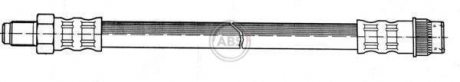Тормозной шланг Clio / NV300 / Trafic / Vivaro (92-21) ABS SL3617
