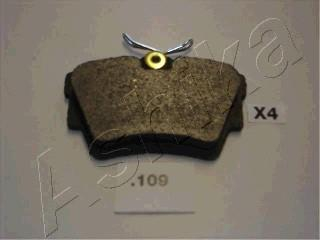 Колодки тормозные дисковые задние RENAULT, OPEL ASHIKA 51-01-109 (фото 1)