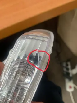 Повторювач повороту дзеркала R (без гнізда) Geely EC7 EC7RV Aftermarket 1068020436