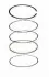 Кільця поршневі 0 8L Chery QQ Aftermarket 372-1DE1004030 (фото 2)