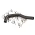 Патрубок вентиляции картера ЗАЗ Chery Forza Aftermarket 477F-1014011CA (фото 1)