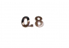 Эмблема "0 8" Chery QQ KLM Autoparts S11-3903023BE (фото 2)