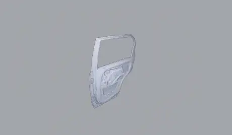 Дверь задняя R Chery QQ Aftermarket S11-6201040-DY