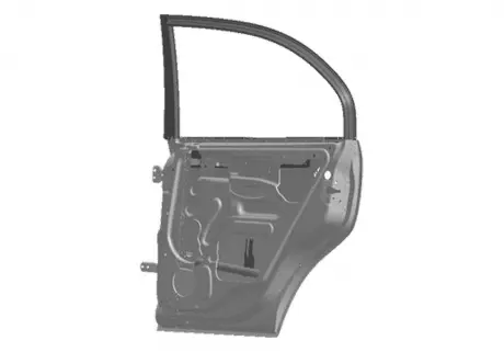 Дверь задняя R Chery Jaggi Aftermarket S21-6201020-DY (фото 1)
