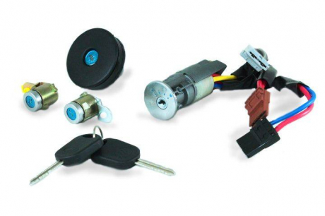 Комплект ключей и личинок с контактной группой Lifan 520 KLM Autoparts SL37001 (фото 1)