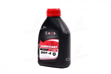 Рідина гальм. AXXIS DOT4 (Каністра 0,5 L) 545g AXXIS Польша Ax-1022