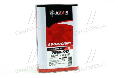 Олива трансміс. AXXIS 75W-90 GL-4/GL-5 (Каністра 1л) AXXIS Польша AX-2060