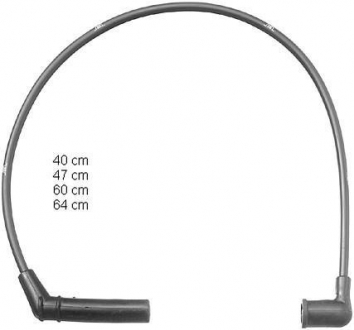 Комплект кабелей высоковольтных BERU ZEF1104 (фото 1)