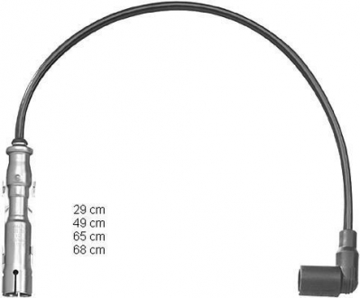 Комплект кабелей высоковольтных BERU ZEF1224