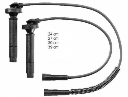 Комплект кабелей высоковольтных BERU ZEF1561