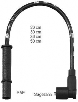 Комплект кабелів високовольтних BERU ZEF1627 (фото 1)