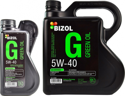 Масло моторное Green Oil 5W-40 (1 л) BIZOL 81040 (фото 1)