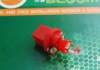 Лампа светодиодная T5 1led (с патроном) вогнутый красный BLOOM BL-L0105-red (фото 2)