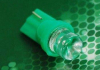 Лампа светодиодная T10 1led вогнутый зеленый BLOOM BL-L0201-green (фото 2)