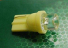 Лампа светодиодная T10 1led вогнутый желтый BLOOM BL-L0201-yellow (фото 3)