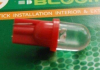 Лампа светодиодная T10 1led круглый красный BLOOM BL-L0202-red (фото 1)