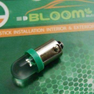 Лампа светодиодная BA9S 1led круглый зеленый BLOOM BL-L0205-green (фото 1)
