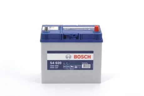 Акумулятор 45Ah-12v (S4020) (238x129x227),R,EN330,Азия тонк.клемы BOSCH 0092S40200