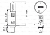 Лампа H1 70W 24V Trucklight картон - кратн. 10 шт BOSCH 1987302411 (фото 6)