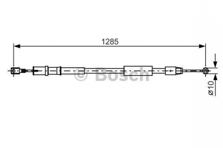 Трос, гальмівна система BOSCH 1987482026 (фото 1)