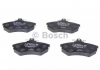 Колодки тормозные передние без ABS Geely CK / CK2 BOSCH 3501190106 (фото 1)