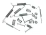 Ремкомплект задніх колодок (на 2 сторони) Chery Forza BOSCH A13-3502170-01-BOSCH (фото 1)