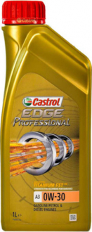Масло моторне Professional EDGE A3 Titanium FST 0W-30 (1 л) CASTROL EBEDGPA33X1T (фото 1)