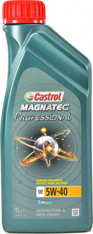 Масло моторное Professional Magnatec OE 5W-40 (1 л) CASTROL EBMAPOE5412X1 (фото 1)