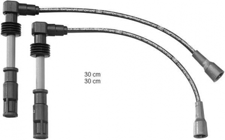 Комплект кабелів високовольтна CHAMPION CLS057 (фото 1)