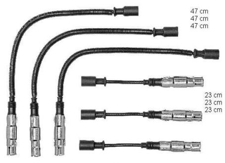 Комплект кабелів високовольтна CHAMPION CLS068