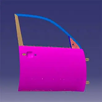 Двери передняя правая FL3 Tiggo CHERY T11-6101020ba-dy
