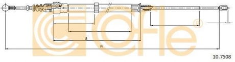 Трос стоянкового гальма COFLE 10.7508 (фото 1)