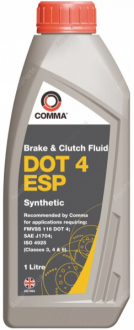 Тормозная жидкость ESP COMMA DOT4ESP1L (фото 1)