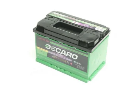 Аккумулятор 75Ah-12v MASTER (278х175х190), L, EN680 DECARO 6СТ-75 А3 (1) M
