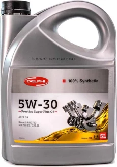 Масло моторне PRESTIGE SUPER PLUS C4 5W-30 5L Delphi 28236325