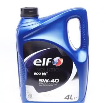 Масло моторн. Evolution 900 NF 5W-40 (Канистра 4л) ELF 216650