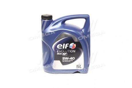 Масло моторн. Evolution 900 NF 5W-40 (Канистра 5л) ELF 216651
