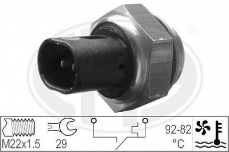 Датчик включения вентилятора радиатора ERA 330181 (фото 1)