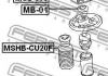 Пыльник переднего амортизатора + отбойник FEBEST A21-2901033 (фото 2)