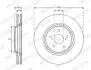 Диск тормозной передний TOYOTA BZ4X FERODO 435120R070 (фото 2)