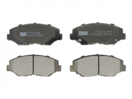 Колодки тормозные дисковые FERODO FDB1658 (фото 1)