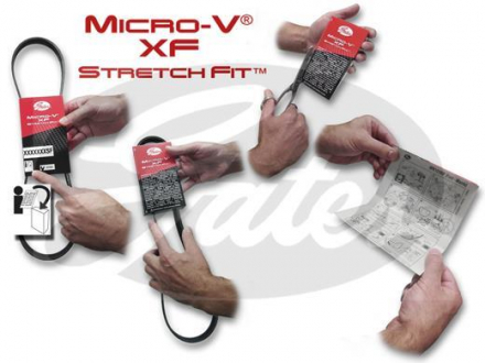 Поликлиновые ремни Micro-V StretchFit (Пр-во) Gates 4PK895SF