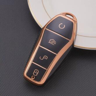 Чехол для ключа силиконовый, черный, BYD Yuan Plus/Atto 3, Song Plus Champion GoodWay CaseBYDASB