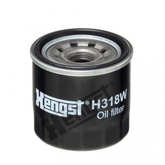 Фильтр масляный двигателя CHEVROLET AVEO 1.2 08-, RAVON 1.5 15- HENGST FILTER H318W (фото 1)