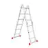 Лестница алюминиевая мультифункциональная трансформер 4x3 ступ., 3,50 м Intertool LT-0030 (фото 2)